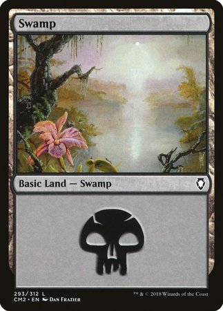 Swamp (293) [Commander Anthology Volume II] | Exor Games Bridgewater