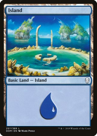 Island (257) [Dominaria] | Exor Games Bridgewater