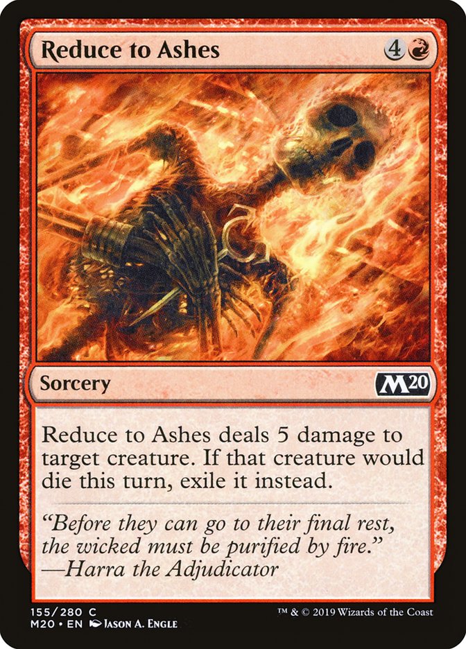 Reduce to Ashes [Core Set 2020] | Exor Games Bridgewater