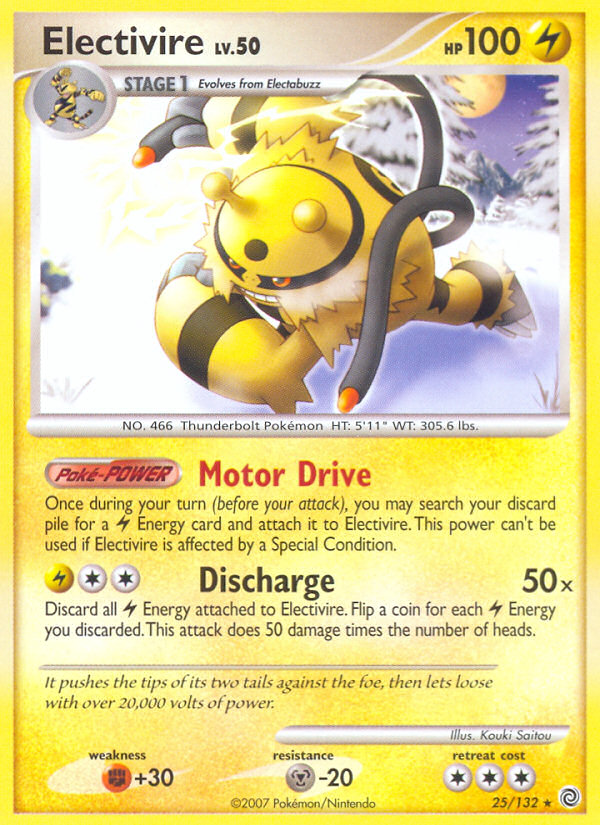 Electivire (25/132) [Diamond & Pearl: Secret Wonders] | Exor Games Bridgewater