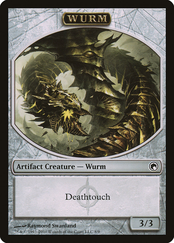 Wurm (Deathtouch) [Scars of Mirrodin Tokens] | Exor Games Bridgewater