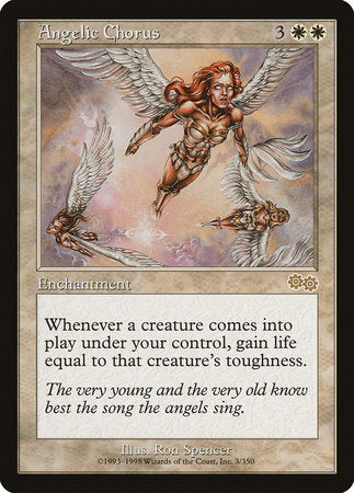 Angelic Chorus [Urza's Saga] | Exor Games Bridgewater