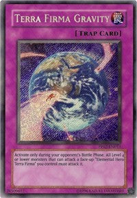 Terra Firma Gravity [PP02-EN013] Secret Rare | Exor Games Bridgewater