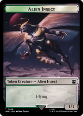 Alien Angel // Alien Insect Double-Sided Token [Doctor Who Tokens] | Exor Games Bridgewater