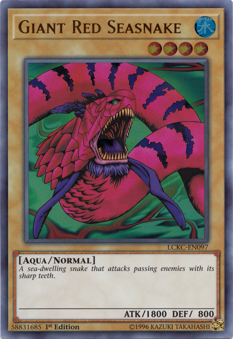 Giant Red Seasnake [LCKC-EN097] Ultra Rare | Exor Games Bridgewater