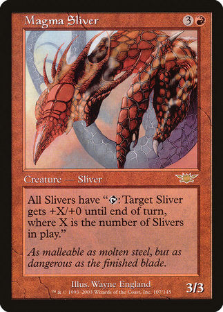 Magma Sliver [Legions] | Exor Games Bridgewater