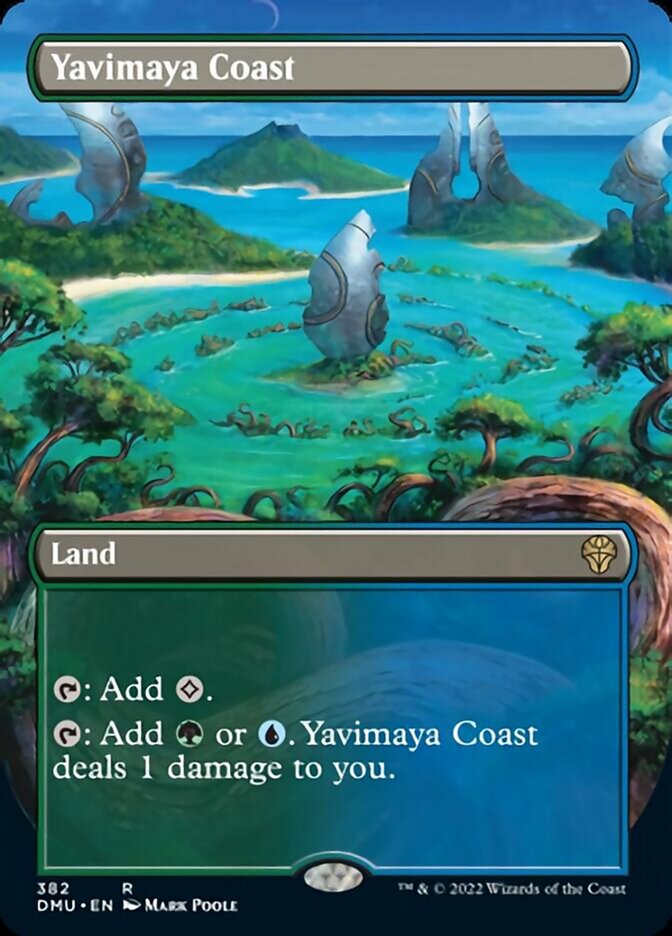 Yavimaya Coast (Borderless Alternate Art) [Dominaria United] | Exor Games Bridgewater