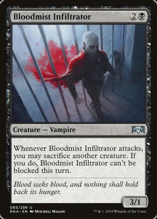 Bloodmist Infiltrator [Ravnica Allegiance] | Exor Games Bridgewater