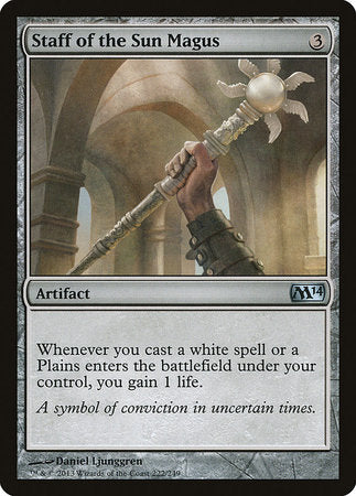 Staff of the Sun Magus [Magic 2014] | Exor Games Bridgewater