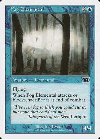 Fog Elemental [Classic Sixth Edition] | Exor Games Bridgewater