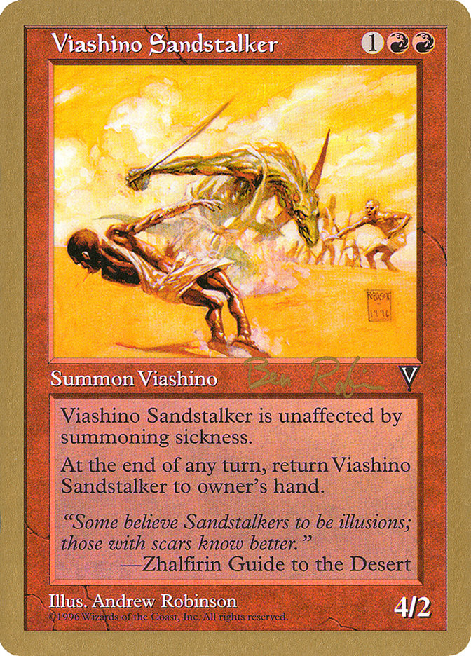 Viashino Sandstalker (Ben Rubin) [World Championship Decks 1998] | Exor Games Bridgewater