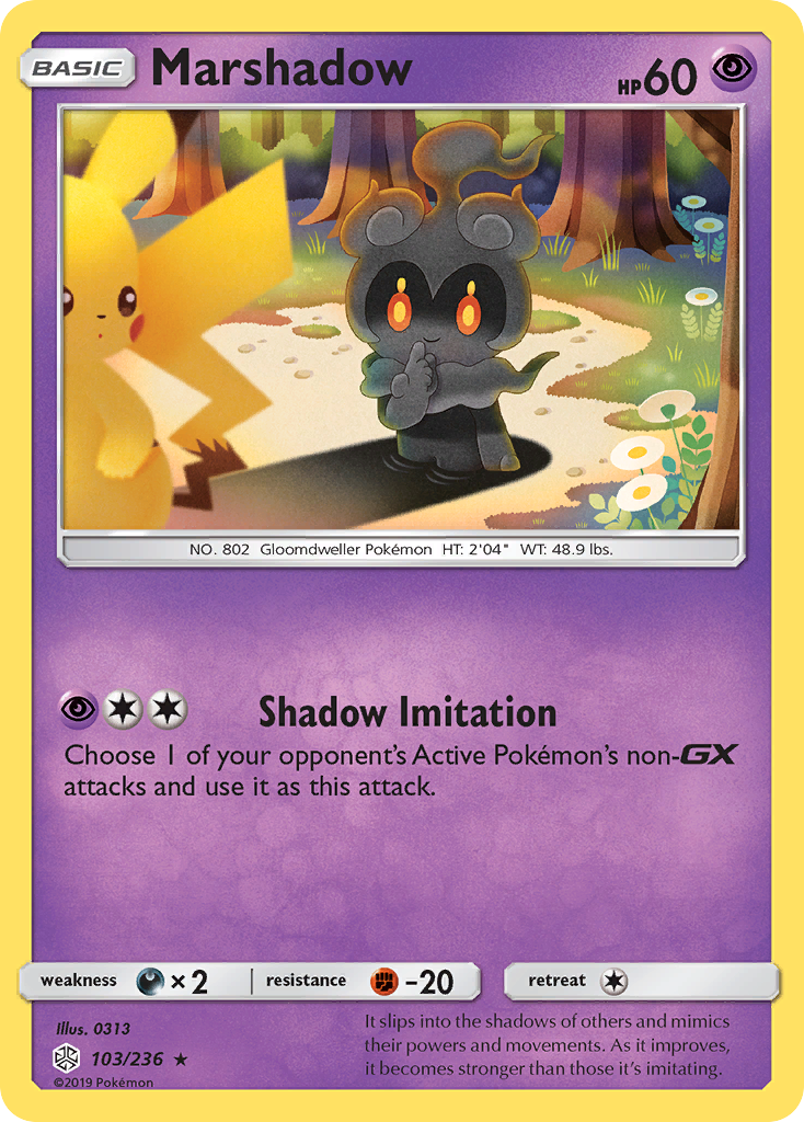 Marshadow (103/236) [Sun & Moon: Cosmic Eclipse] | Exor Games Bridgewater