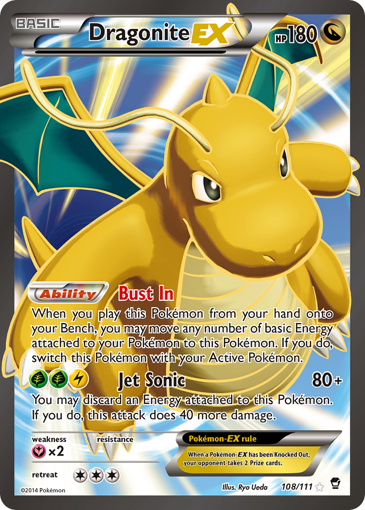 Dragonite EX (108/111) [XY: Furious Fists] | Exor Games Bridgewater