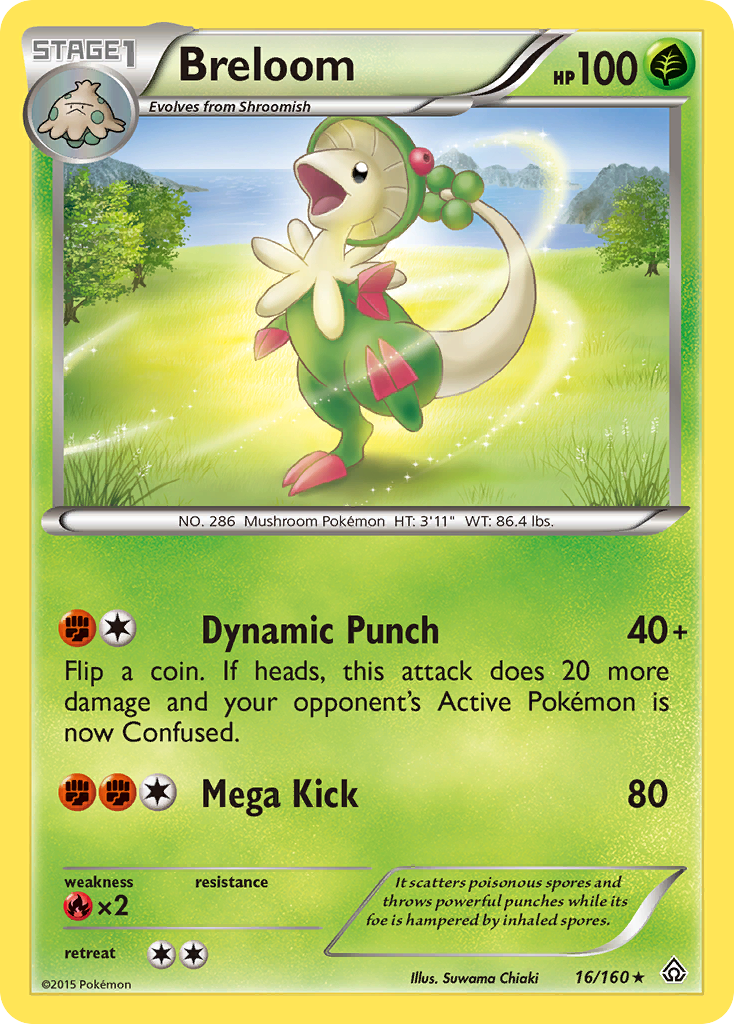 Breloom (16/160) [XY: Primal Clash] | Exor Games Bridgewater