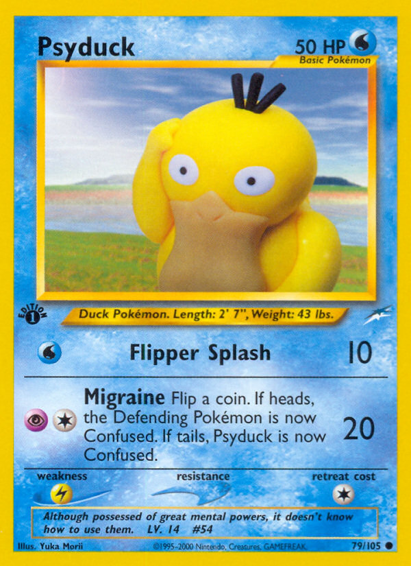 Psyduck (79/105) [Neo Destiny 1st Edition] | Exor Games Bridgewater
