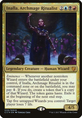 Inalla, Archmage Ritualist (Commander 2017) [Commander 2017 Oversized] | Exor Games Bridgewater