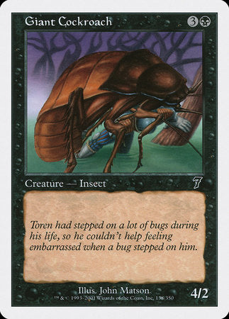 Giant Cockroach [Seventh Edition] | Exor Games Bridgewater