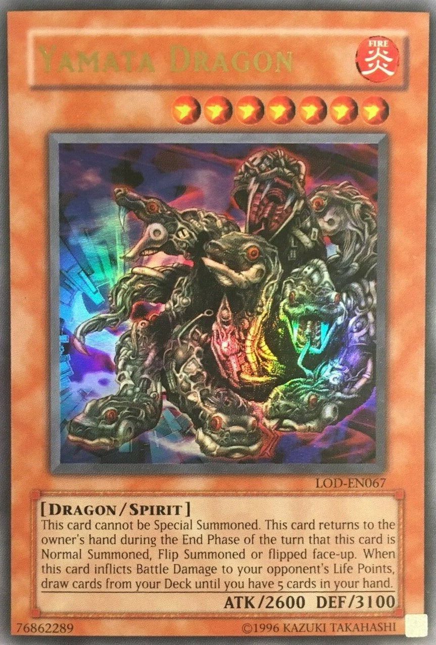 Yamata Dragon [LOD-EN067] Ultra Rare | Exor Games Bridgewater