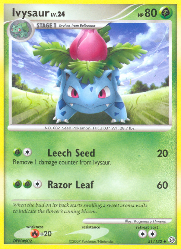 Ivysaur (51/132) [Diamond & Pearl: Secret Wonders] | Exor Games Bridgewater