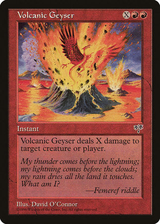 Volcanic Geyser [Mirage] | Exor Games Bridgewater