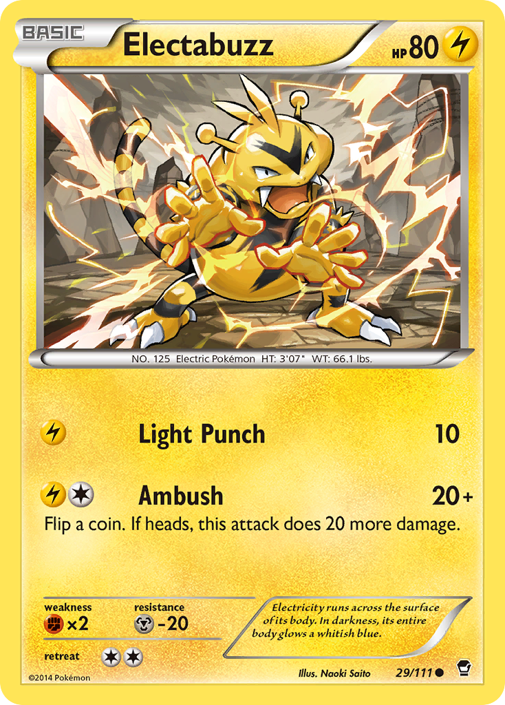 Electabuzz (29/111) [XY: Furious Fists] | Exor Games Bridgewater