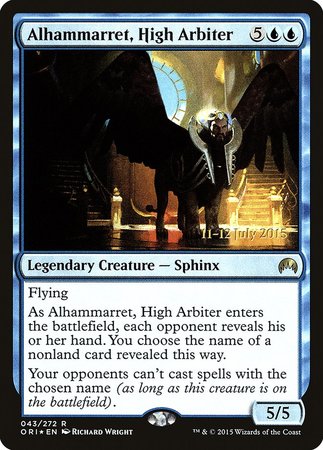 Alhammarret, High Arbiter [Magic Origins Promos] | Exor Games Bridgewater