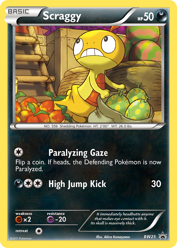 Scraggy (BW25) [Black & White: Black Star Promos] | Exor Games Bridgewater