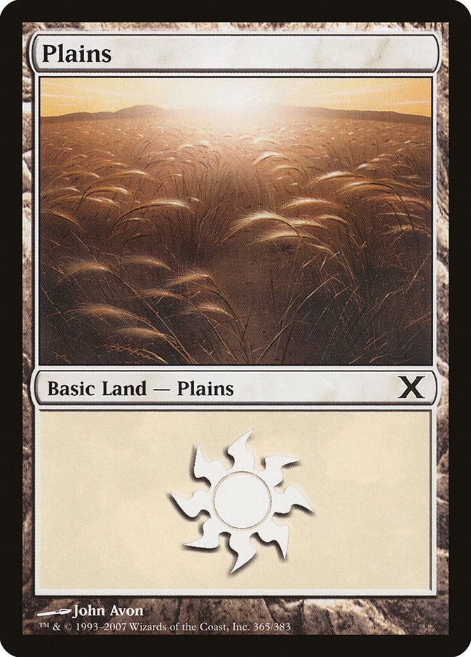 Plains (365) [Tenth Edition] | Exor Games Bridgewater