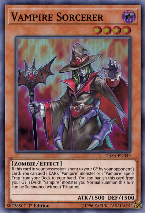 Vampire Sorcerer [DASA-EN049] Super Rare | Exor Games Bridgewater