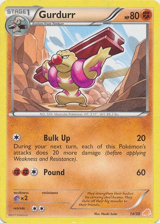 Gurdurr (14/30) [Black & White: Trainer Kit - Excadrill] | Exor Games Bridgewater