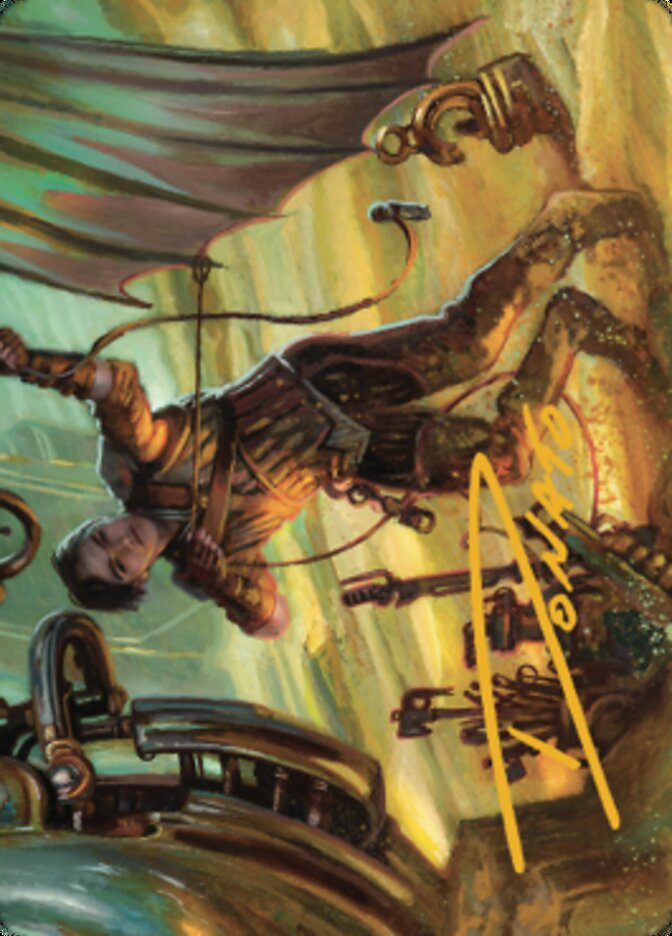 Mishra, Excavation Prodigy Art Card (Gold-Stamped Signature) [The Brothers' War Art Series] | Exor Games Bridgewater