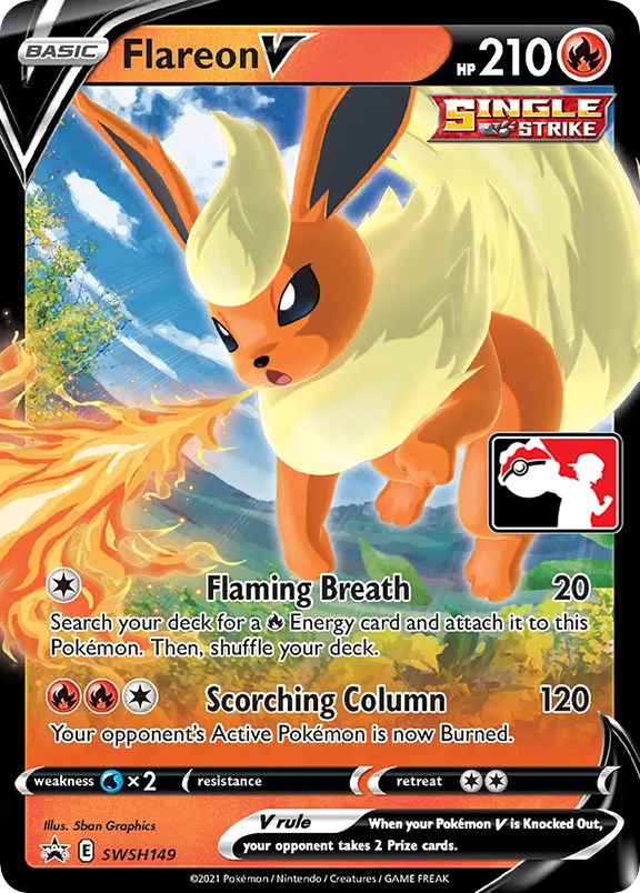 Flareon V (SWSH149) [Prize Pack Series One] | Exor Games Bridgewater