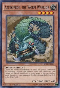 Aztekipede, the Worm Warrior [BP03-EN041] Rare | Exor Games Bridgewater