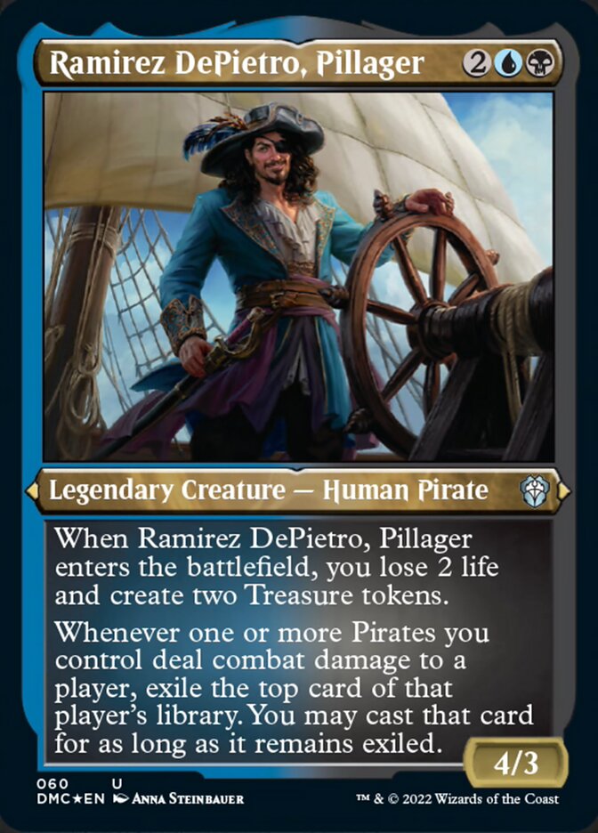 Ramirez DePietro, Pillager (Foil Etched) [Dominaria United Commander] | Exor Games Bridgewater