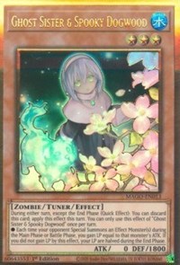 Ghost Sister & Spooky Dogwood (Alternate Art) [MAGO-EN013] Gold Rare | Exor Games Bridgewater