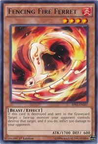 Fencing Fire Ferret [BP03-EN107] Rare | Exor Games Bridgewater