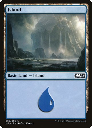 Island (265) [Core Set 2019] | Exor Games Bridgewater