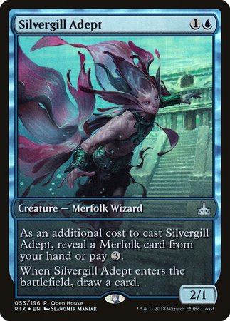 Silvergill Adept [Rivals of Ixalan Promos] | Exor Games Bridgewater