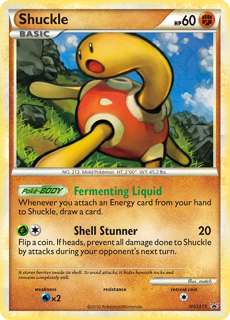 Shuckle (HGSS15) [HeartGold & SoulSilver: Black Star Promos] | Exor Games Bridgewater