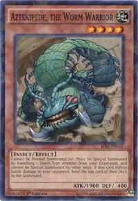 Aztekipede, the Worm Warrior (Shatterfoil) [BP03-EN041] Rare | Exor Games Bridgewater
