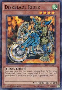 Diskblade Rider (Shatterfoil) [BP03-EN043] Rare | Exor Games Bridgewater