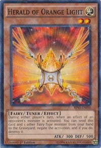 Herald of Orange Light (Shatterfoil) [BP03-EN050] Shatterfoil Rare | Exor Games Bridgewater