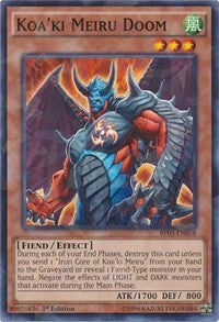 Koa'ki Meiru Doom (Shatterfoil) [BP03-EN058] Rare | Exor Games Bridgewater