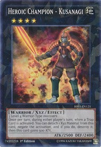 Heroic Champion - Kusanagi (Shatterfoil) [BP03-EN125] Rare | Exor Games Bridgewater
