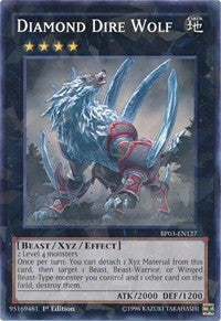 Diamond Dire Wolf (Shatterfoil) [BP03-EN127] Rare | Exor Games Bridgewater