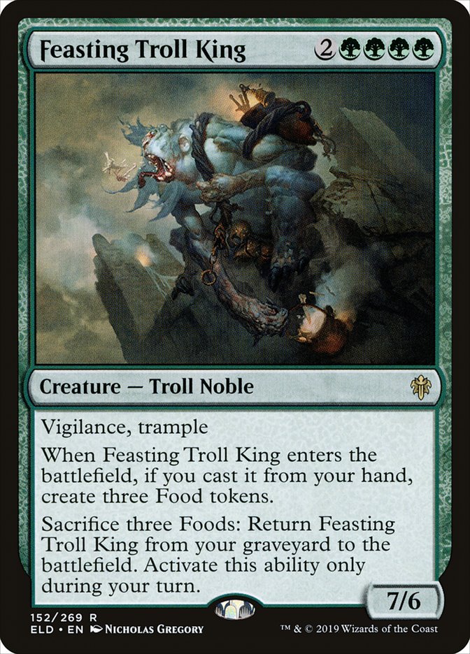 Feasting Troll King [Throne of Eldraine] | Exor Games Bridgewater