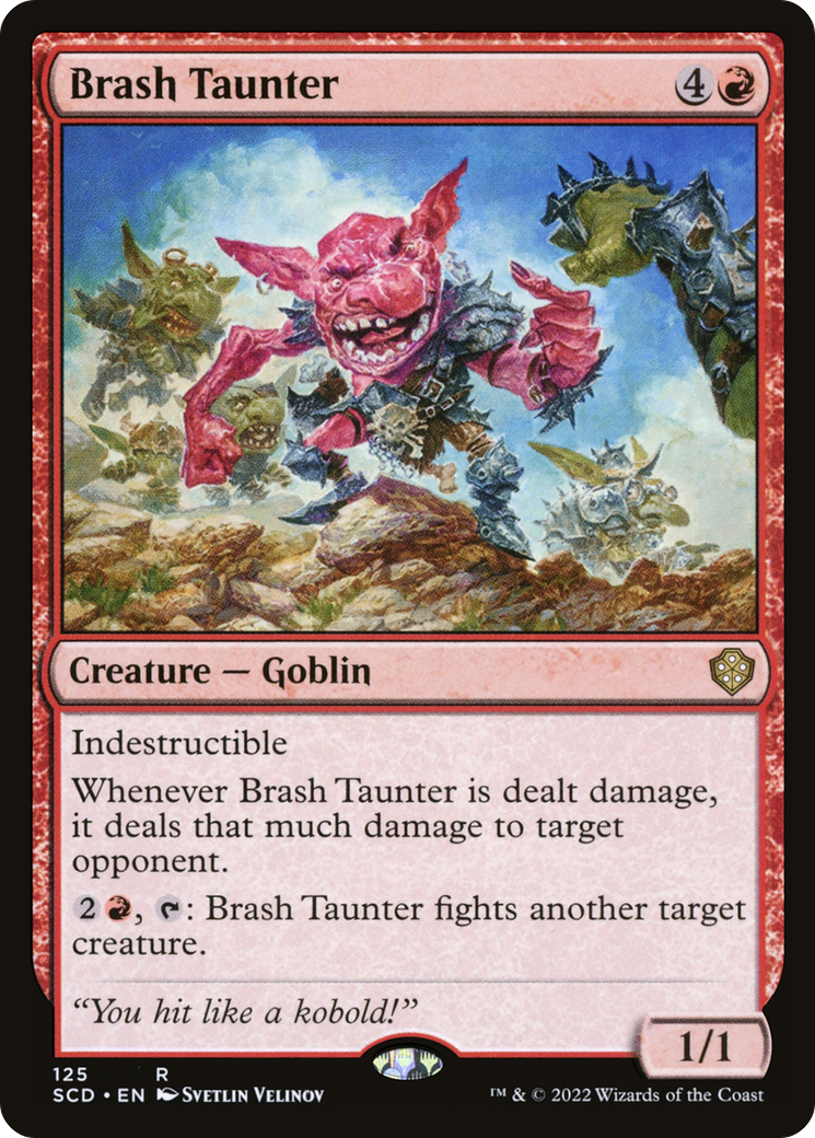 Brash Taunter [Starter Commander Decks] | Exor Games Bridgewater