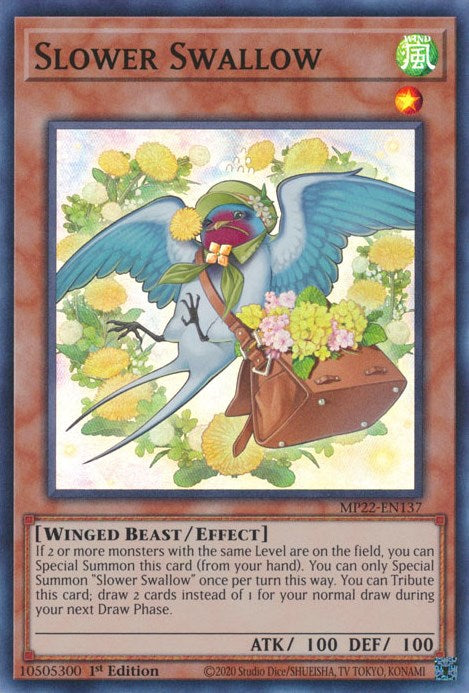 Slower Swallow [MP22-EN137] Super Rare | Exor Games Bridgewater