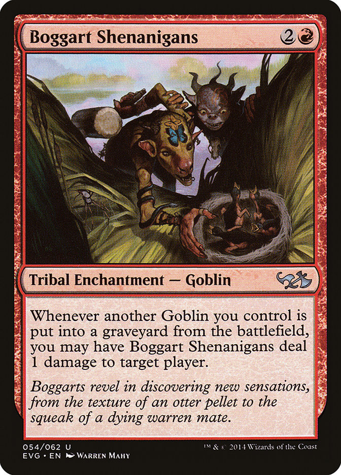 Boggart Shenanigans (Elves vs. Goblins) [Duel Decks Anthology] | Exor Games Bridgewater