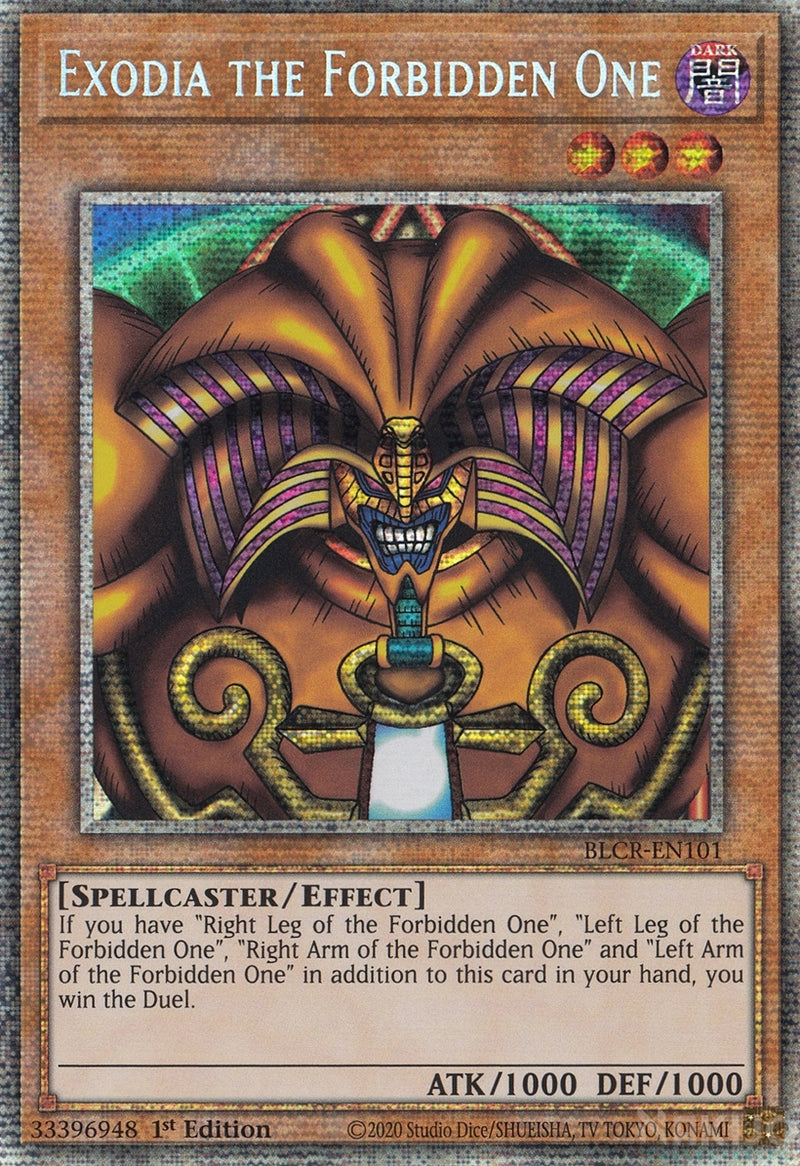 Exodia the Forbidden One [BLCR-EN101] Starlight Rare | Exor Games Bridgewater